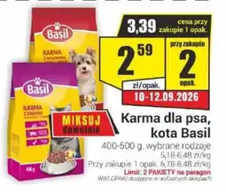 Delikatesy Sezam Karma dla psa, kota Basil oferta