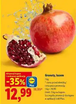 Lidl Granaty, luzem oferta