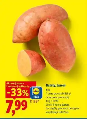 Lidl Bataty, luzem oferta