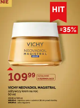 Vichy Neovadiol Magistral odżywczy krem na noc