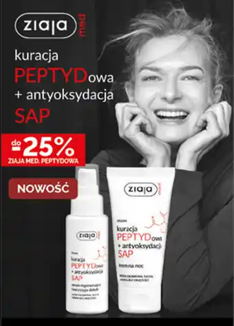 Ziaja med kuracja PEPTYDowa + antyoksydacja SAP