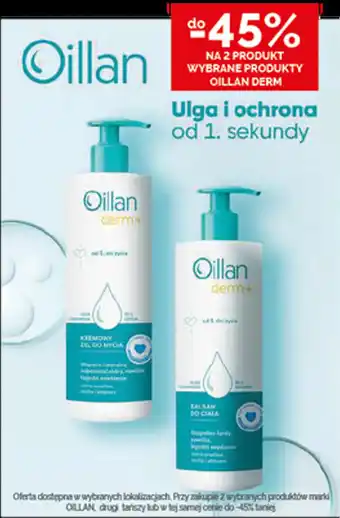 Oillan derm+ Kremowy żel do mycia