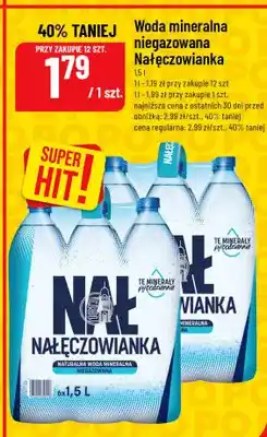 Polomarket Woda mineralna niegazowana Nałęczowianka oferta