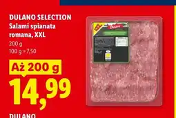 Lidl Salami spianata romana Dulano Selection XXL oferta