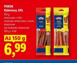 Lidl Kabanosy wieprzowe z chili Pikok XXL oferta
