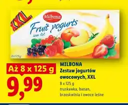 Lidl Zestaw jogurtów owocowych Milbona XXL 8-pak oferta