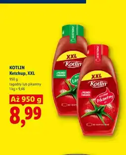 Lidl Ketchup Kotlin łagodny XXL oferta