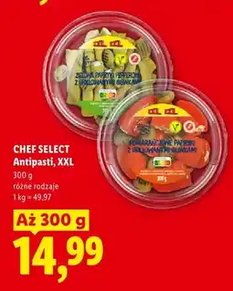 Lidl Antipasti zielone papryki pepperoni z grillowanymi oliwkami Chef Select XXL oferta