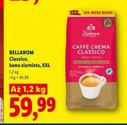 Lidl Kawa ziarnista Bellarom Caffè Crema Classico XXL oferta