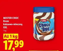 Lidl Krem kakaowo-mleczny Mister Choc Choco Duo XXL oferta