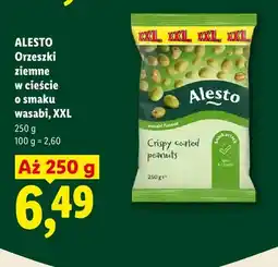 Lidl Orzeszki ziemne w cieście o smaku wasabi Alesto XXL oferta