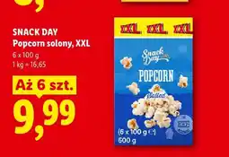 Lidl Popcorn solony Snack Day XXL 6-pak oferta