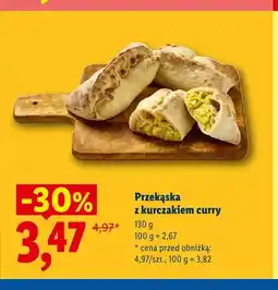 Lidl Przekąska z kurczakiem curry oferta
