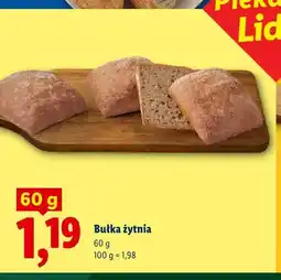 Lidl Bułka żytnia Piekarnia Lidla oferta