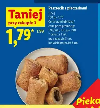 Lidl Pasztecik z pieczarkami oferta