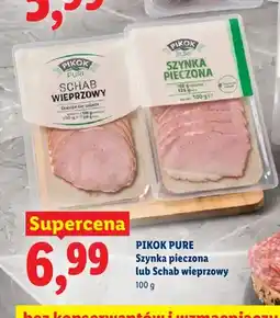 Lidl Szynka pieczona Pikok Pure oferta