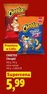 Lidl Chrupki Cheetos Cheese Burger oferta