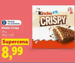 Lidl Baton Kinder Crispy oferta