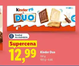 Lidl Ciastka Kinder Duo oferta