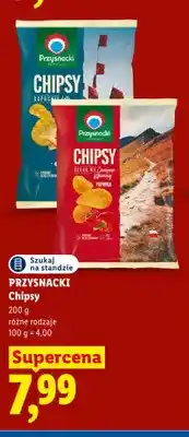 Lidl Chipsy Przysnacki Szlak na Czerwone Wierchy Papryka oferta