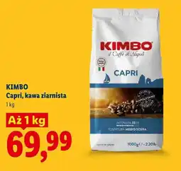 Lidl Kawa ziarnista Kimbo Capri oferta