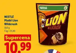 Lidl Płatki Nestlé Lion Wildcrush oferta