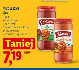 Lidl Sos do spaghetti oryginalny Pudliszki oferta