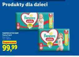 Lidl Pieluchomajtki Pampers Active Baby Pants 5 96-pak oferta