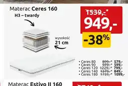 Black Red White Materac Ceres 160 oferta
