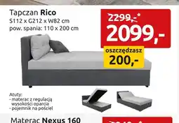 Black Red White Tapczan Rico oferta
