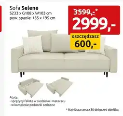 Black Red White Sofa Selene oferta