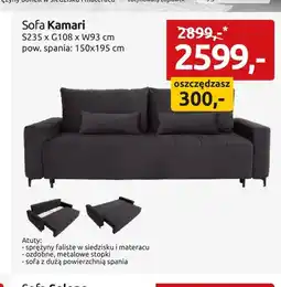 Black Red White Sofa Kamari oferta