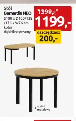 Black Red White Stół Bernardin Neo oferta