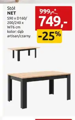 Black Red White Stół Net oferta