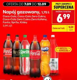 Biedronka Napój gazowany Kinley oferta