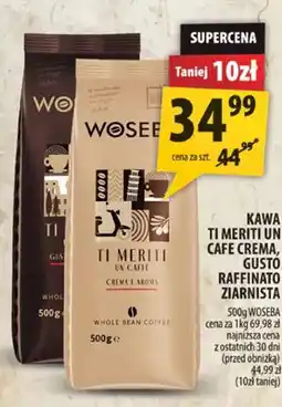 Arhelan Kawa ziarnista Ti Meriti Un Cafe Crema Woseba oferta