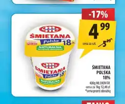 Arhelan Śmietana Polska Mlekovita 18% oferta