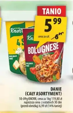 Arhelan Danie Bolognese Knorr oferta
