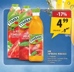 Arhelan Sok pomidor Tymbark 100% oferta
