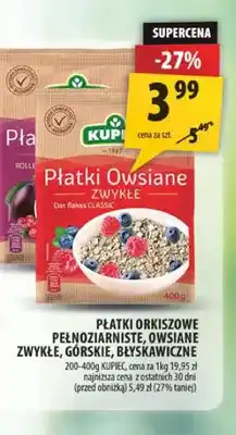 Arhelan Płatki orkiszowe pełnoziarniste Kupiec oferta
