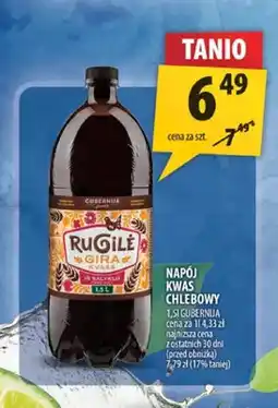 Arhelan Napój kwas chlebowy Rugilė Gubernija oferta