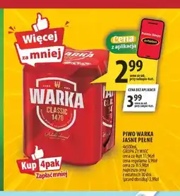 Arhelan Piwo Warka 4-pak oferta