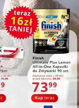 Poczta Polska Kapsułki do zmywarki Finish Ultimate Plus Lemon All-in-One oferta