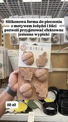 Pepco Silikonowa forma do pieczenia Pepco Home żołędzie i liście oferta