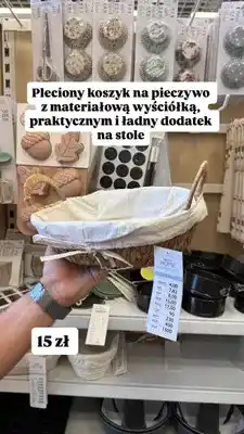 Pepco Pleciony koszyk na pieczywo Pepco Home oferta