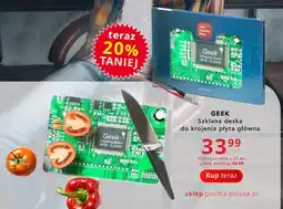 Poczta Polska Szklana deska do krojenia płyta główna Geek oferta