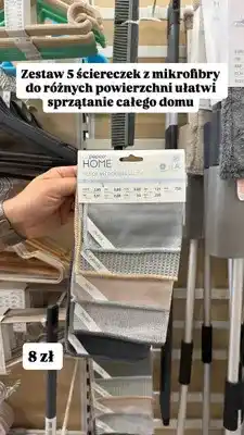 Pepco Zestaw ściereczek z mikrofibry Pepco Home oferta