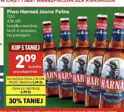 Delikatesy Centrum Piwo Harnaś oferta