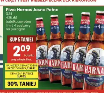 Delikatesy Centrum Piwo Harnaś oferta