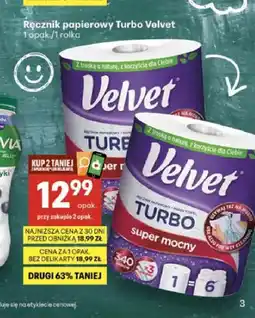 Delikatesy Centrum Ręcznik papierowy Turbo Velvet oferta
